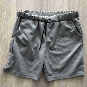 Arthur Beale Men's Casual Fleece Sweat Shorts ‘Dark Grey Heather’